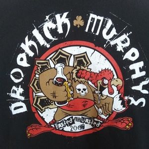 Dropkick Murphys Rock Concert tee.  Men's 2XL